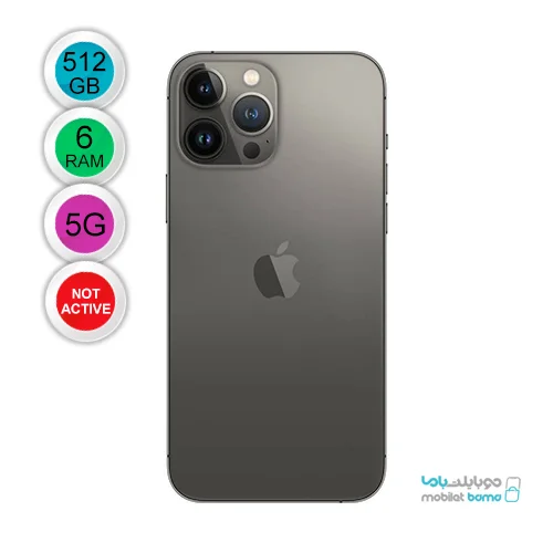 اپل مدل iPhone 13 Pro A2639 دو سیم‌ کارت ظرفیت 512 گیگابایت و 6 گیگابایت رم - نات اکتیو